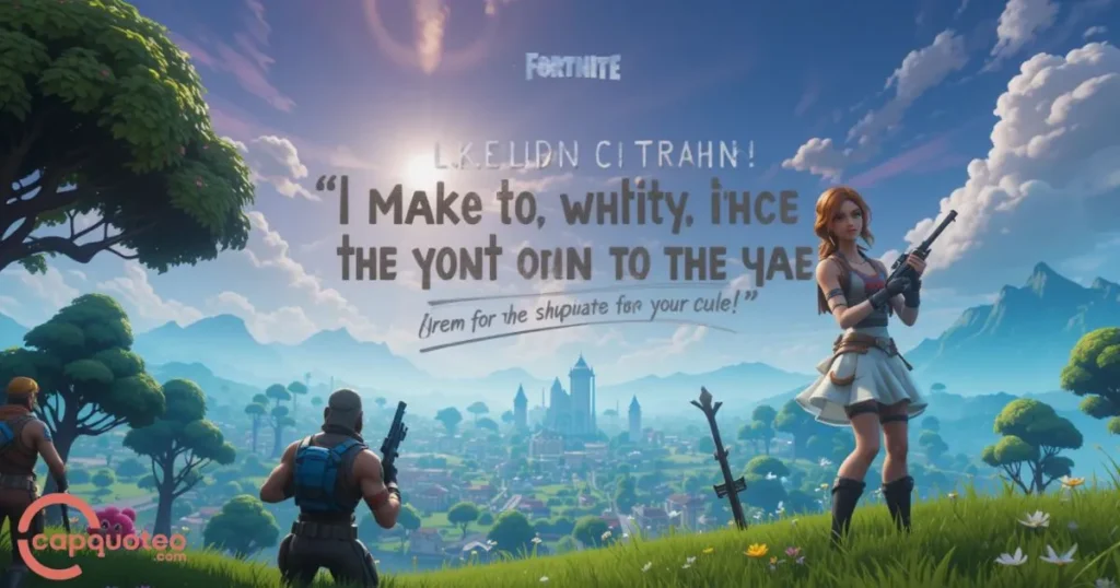 Fortnite Quotes Life