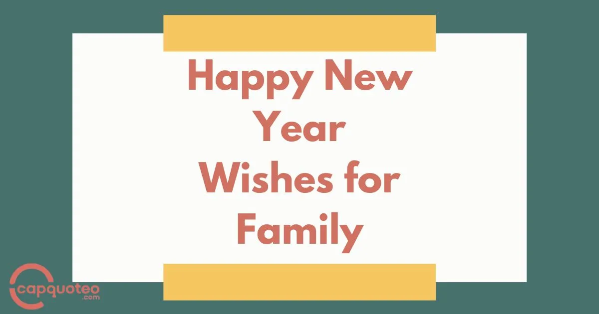 Happy New Year Wishes For Family