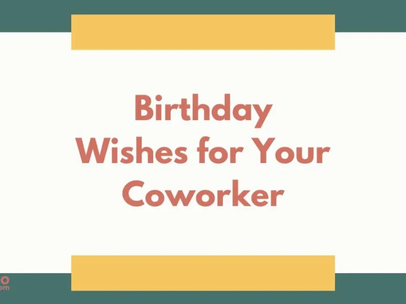 Birthday Wishes Coworker