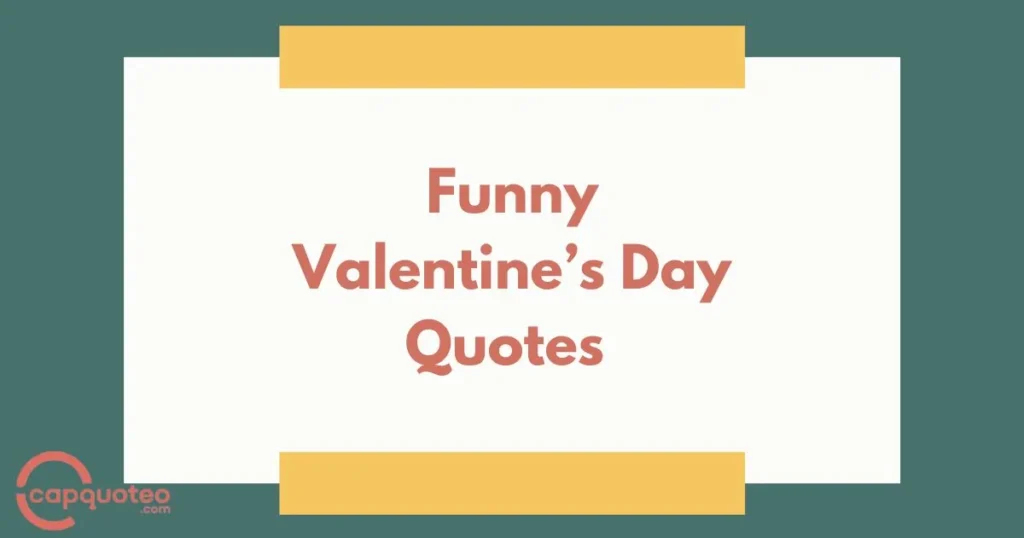 Funny Valentines Day Quotes