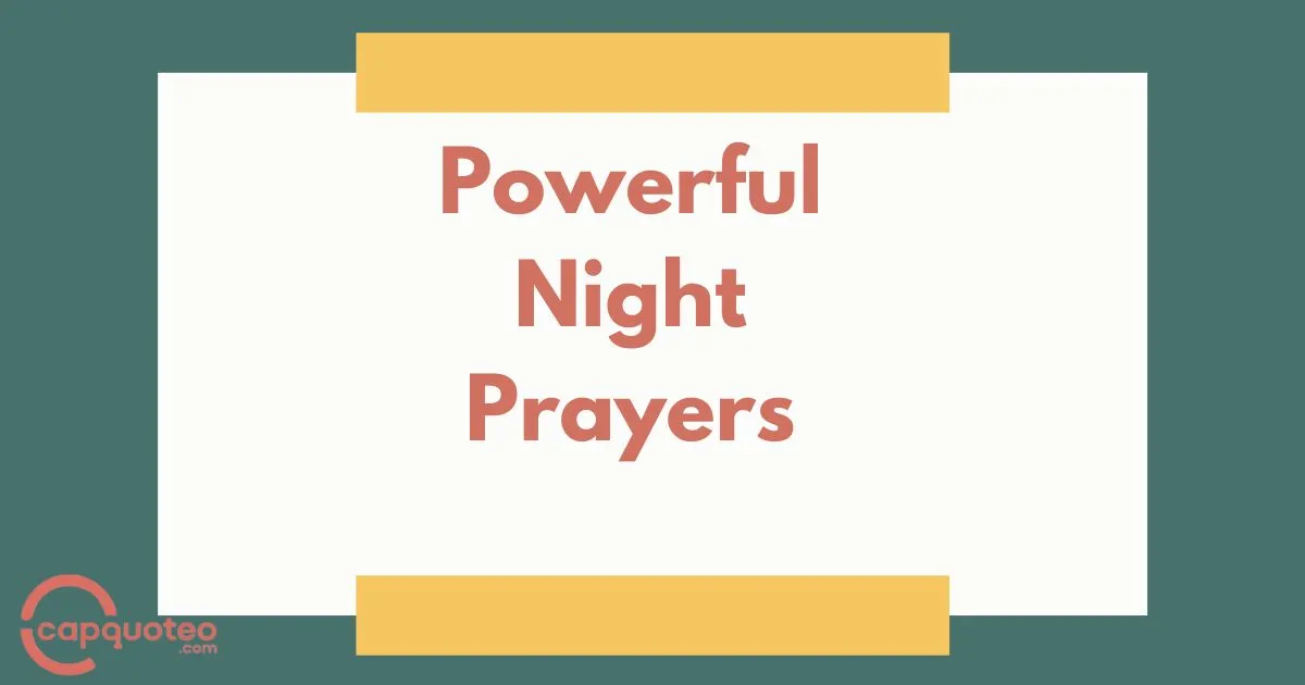 Powerful Night Prayers