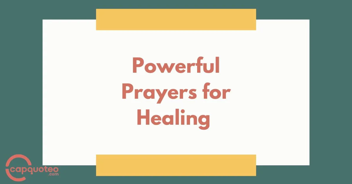 Powerful Prayers Healing