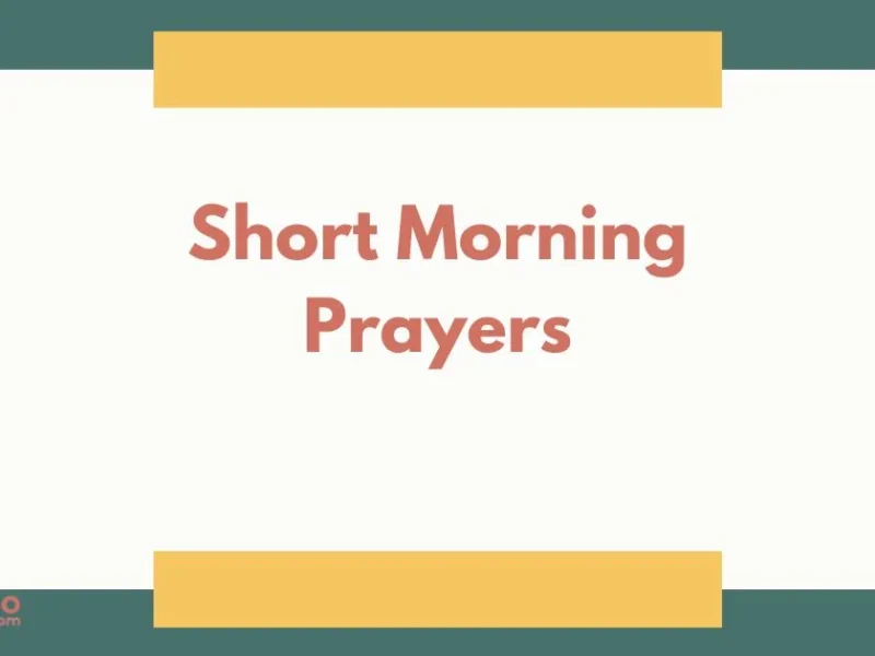 Short Morning Prayers