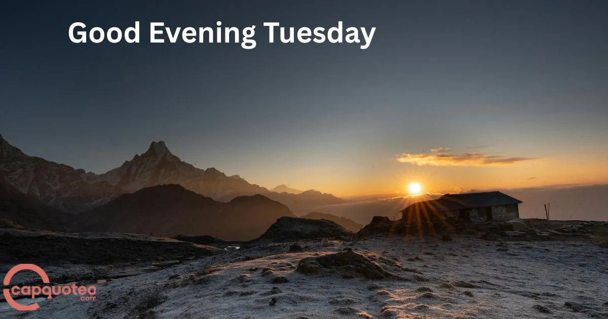 Good Evening Tuesday